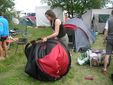 Pliage de tente